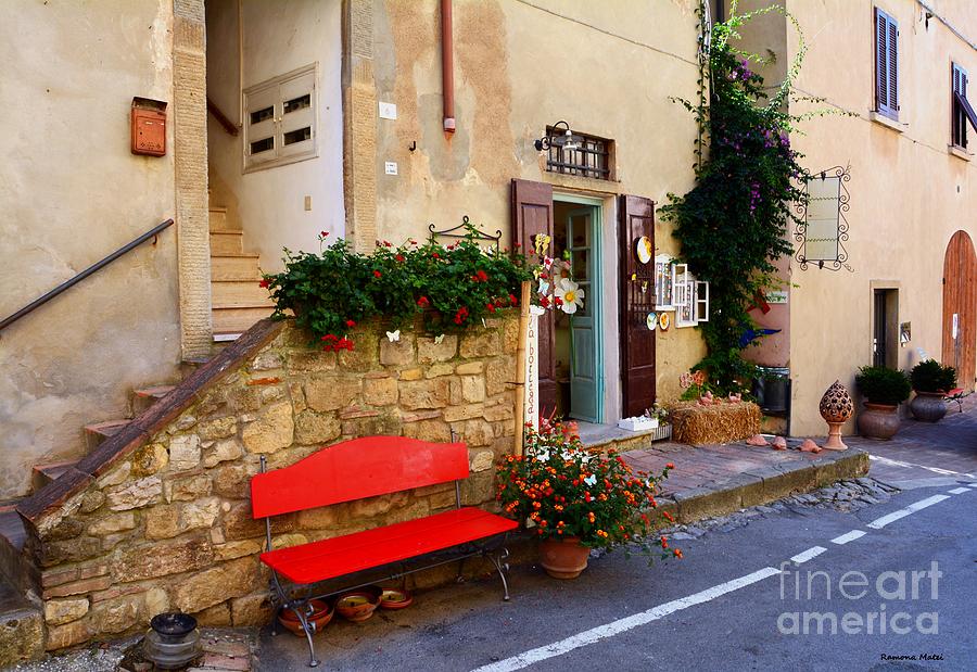 La Bottega  Small typical souvenir shop in Tuscany  Photograph by Ramona Matei
