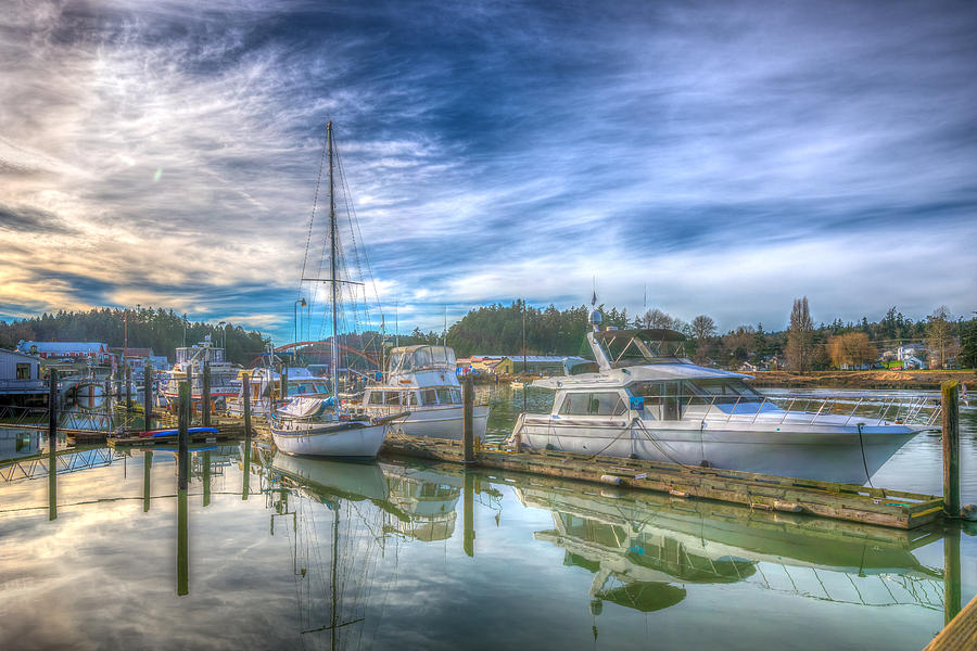 La Conner Boats Photograph by Spencer McDonald