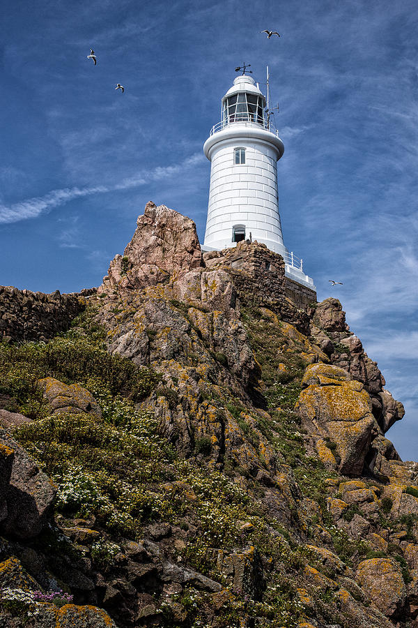 La Corbiere Lighthouse Photograph by Nigel R Bell