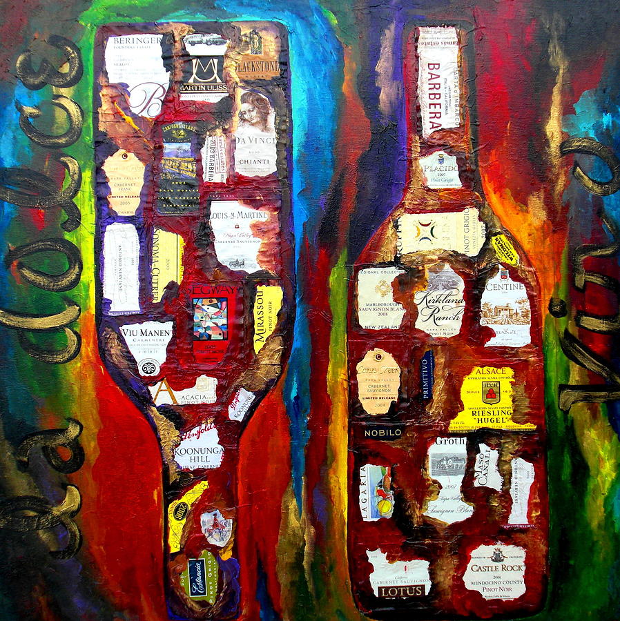 La Dolce Vino Painting by Patti Schermerhorn