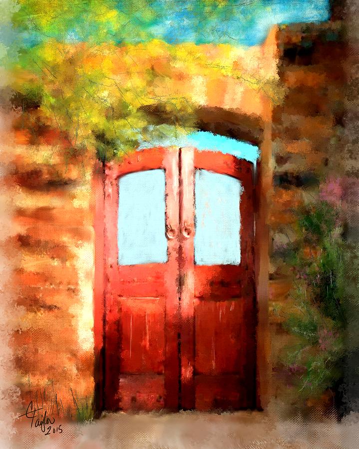 The Scarlet Entrance Painting by Colleen Taylor