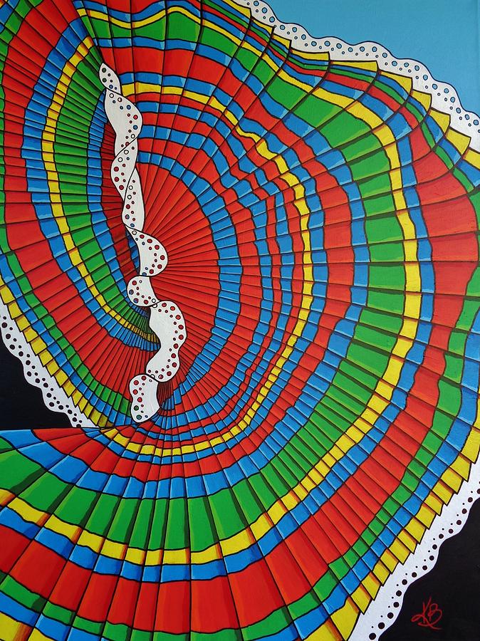 La Falda Girando - The Spinning Skirt Painting by Katherine Young-Beck