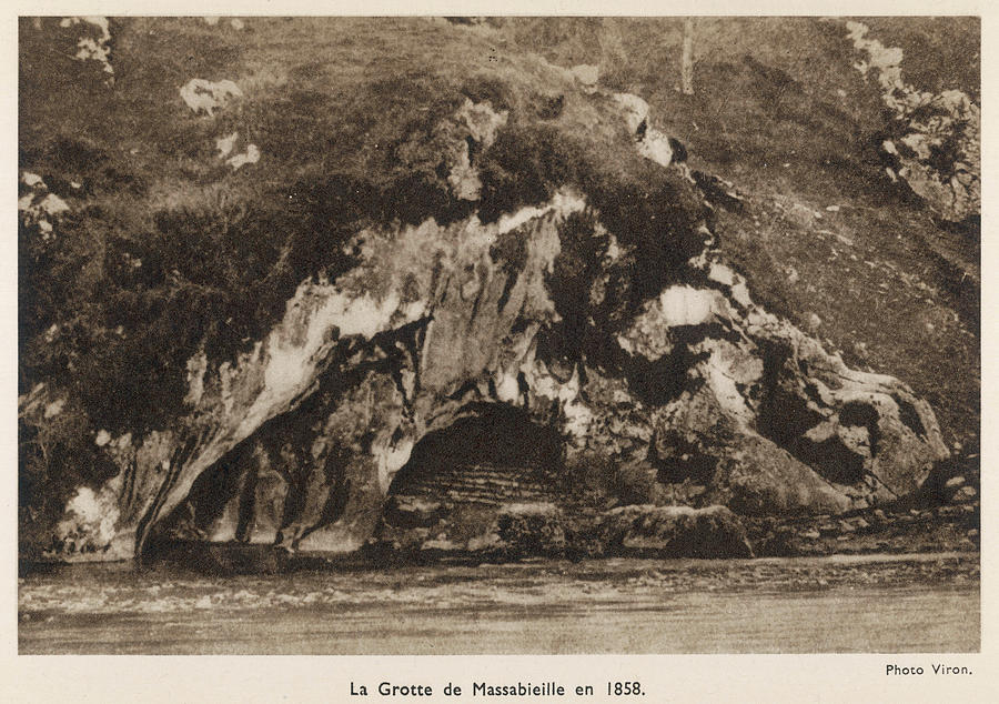 La Grotte De Massabieille, Where Photograph by Mary Evans Picture ...
