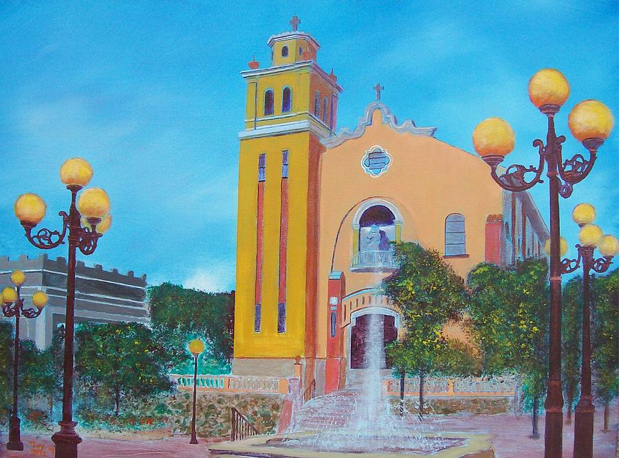 La Iglesia Painting by Tony Rodriguez