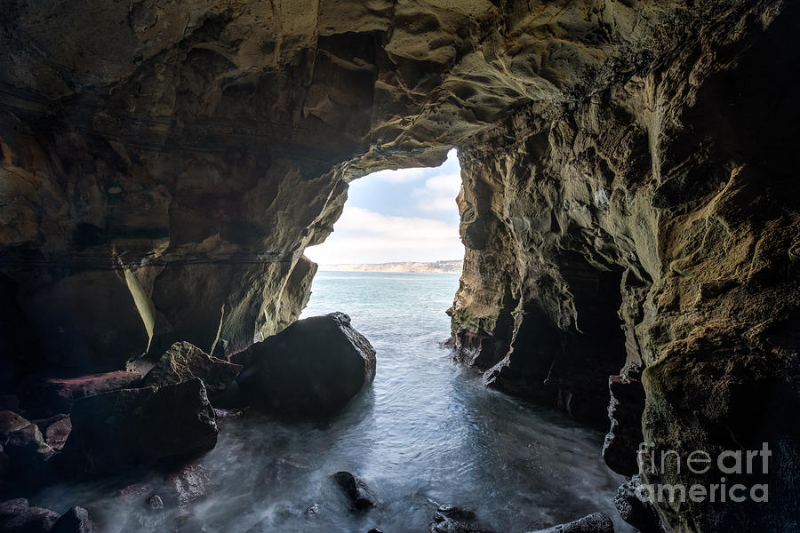 La Jolla Cave  Photograph by Michael Ver Sprill