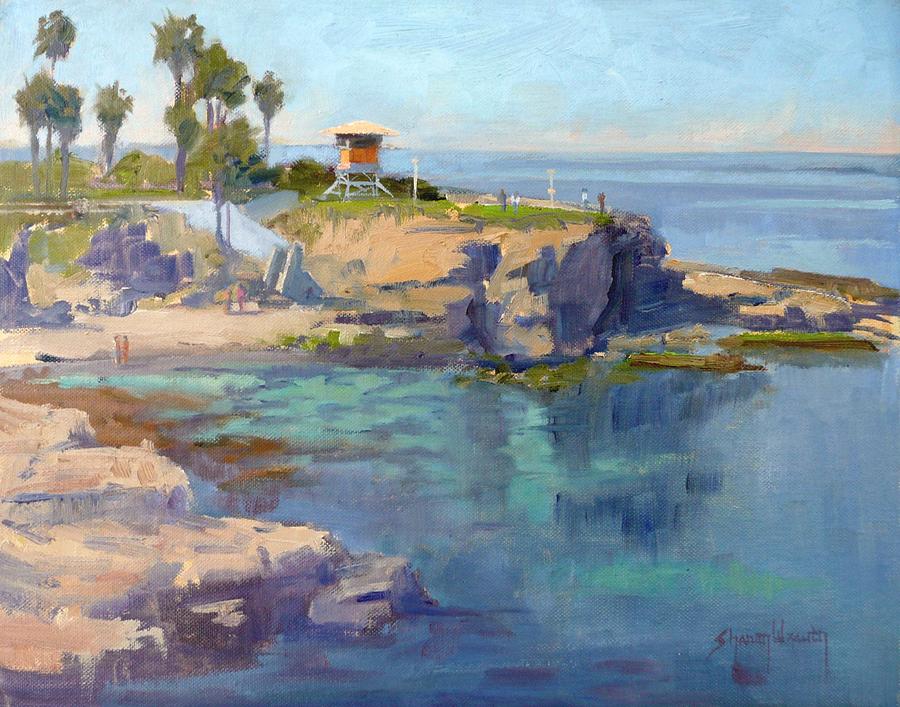 La Jolla Coast Painting by Sharon Weaver