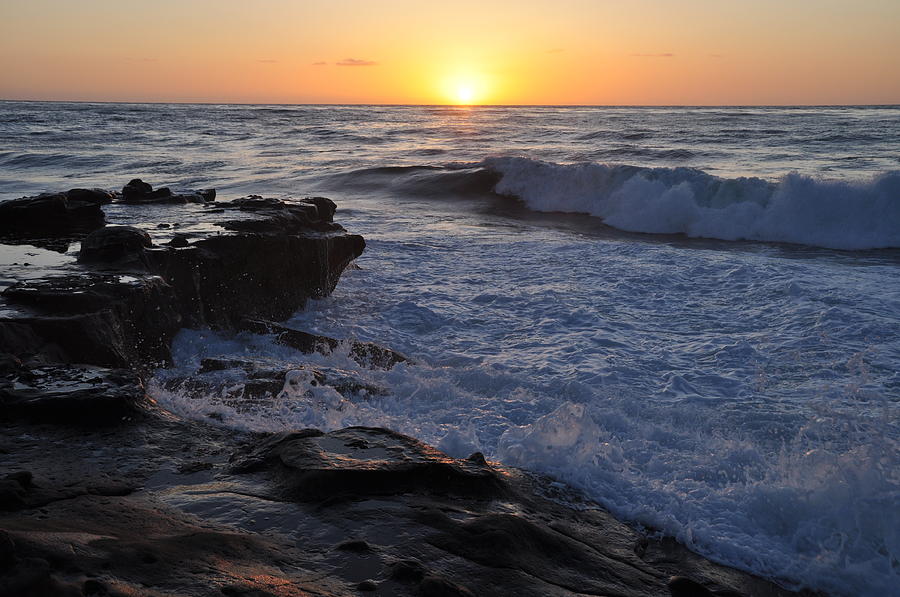 La Jolla Cove Sunset Photograph by John Hoffman