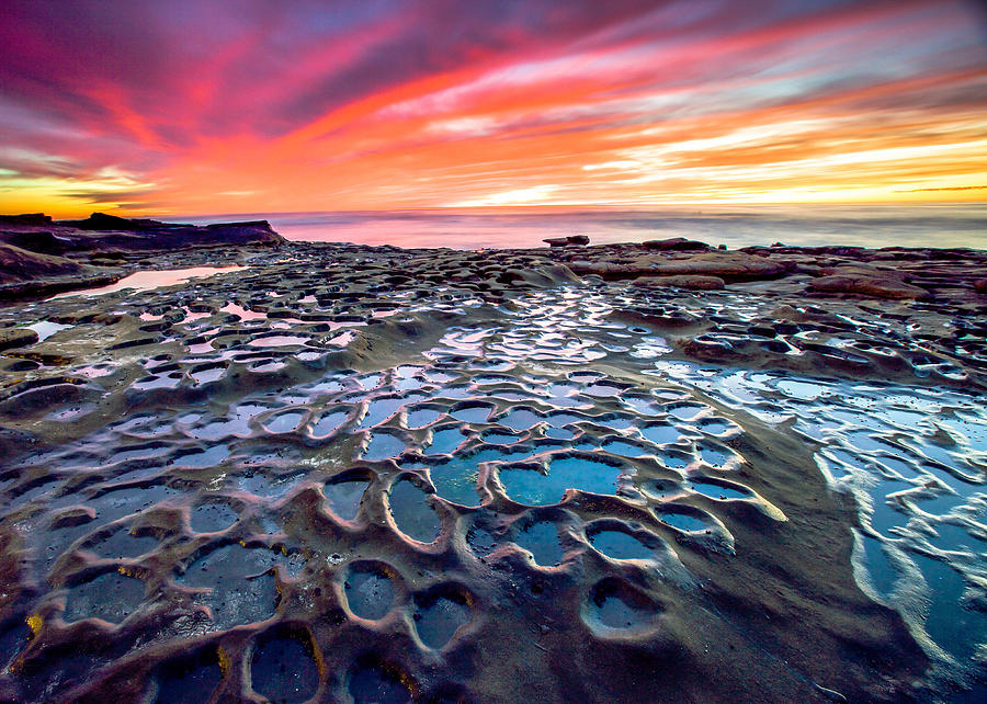 La Jolla Photograph - La Jolla Potholes by Robert Aycock La Jolla Photograph - La Jolla Potholes by Robert Aycock