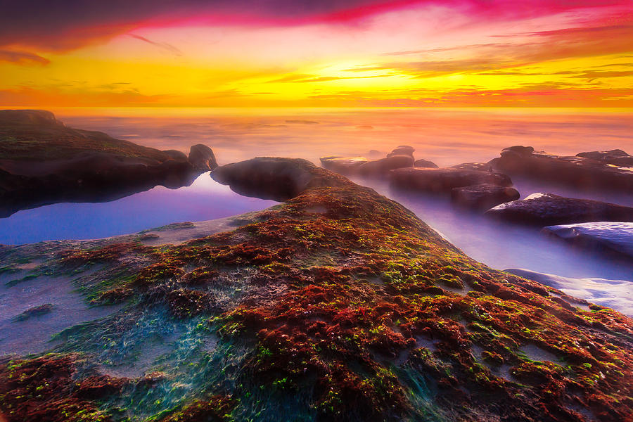 Sunset Photograph - La Jolla Sunset by Ben Graham
