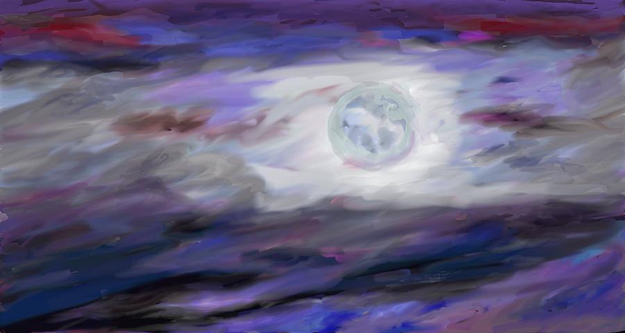 Nature Painting - La Luna by Jeanne Fischer