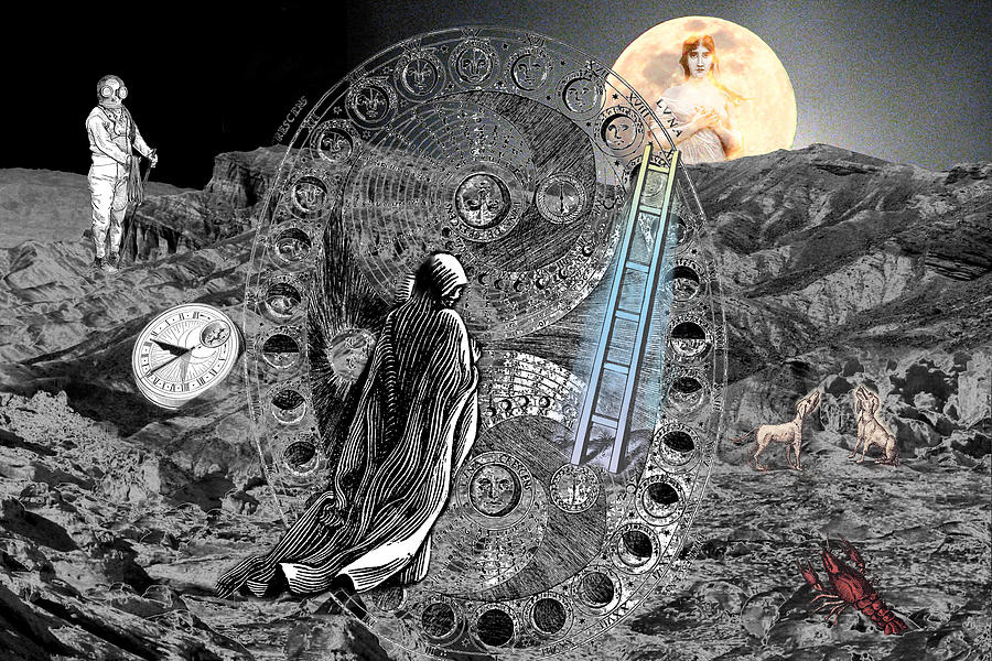 La Luna Digital Art by Lisa Yount