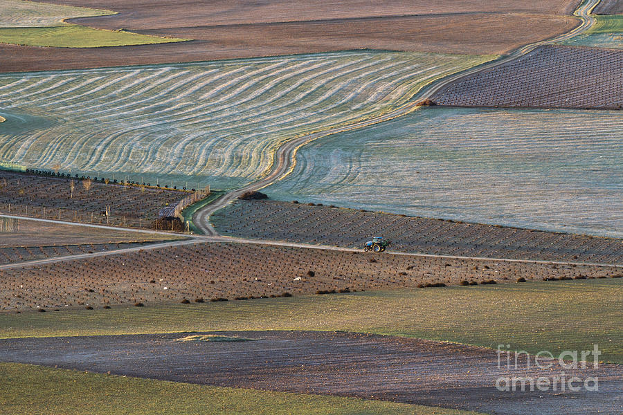 La Mancha Landscape - Spain Series-ocho Photograph by Heiko Koehrer-Wagner
