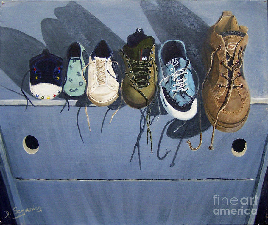 Boot Painting - La Marche Du Temps  by Dominique Serusier