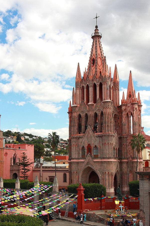 La Parroquia of San Miguel de Allende Photograph by Robert McKinstry