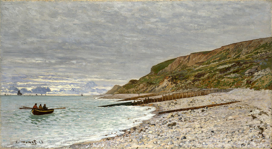 La Pointe de la Heve Sainte-Adresse Painting by Claude Monet