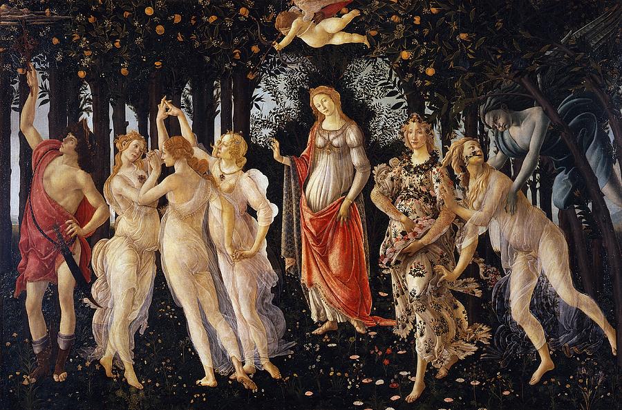 La Primavera - Spring Painting by Sandro Botticelli