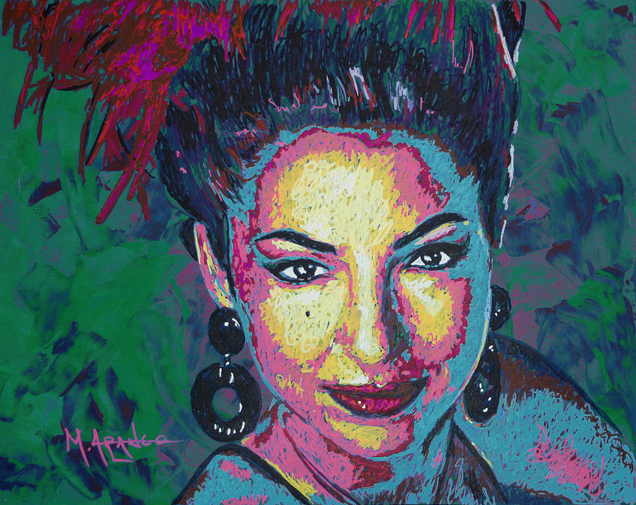 La Reina de Miami Painting by Maria Arango