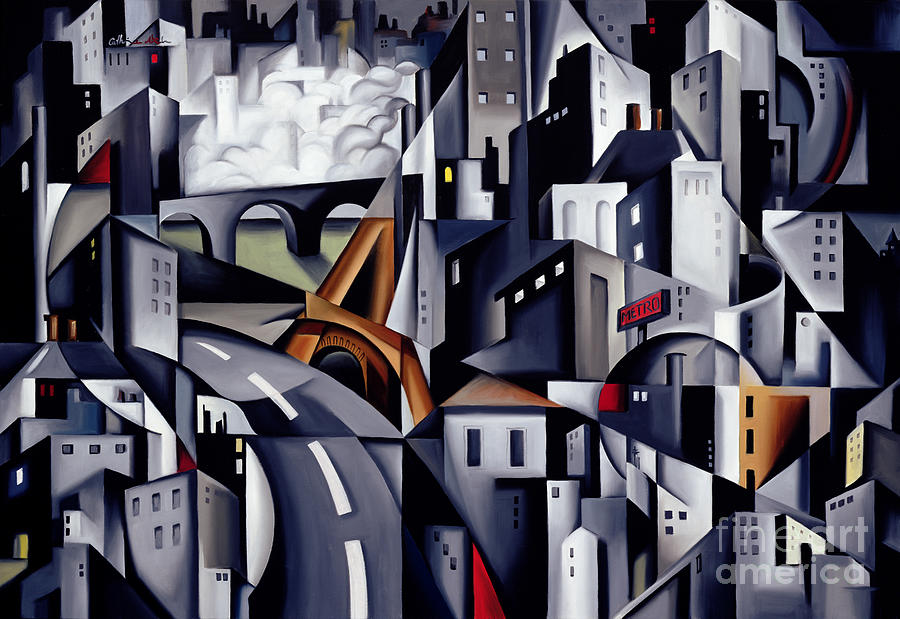 La Rive Gauche Painting by Catherine Abel