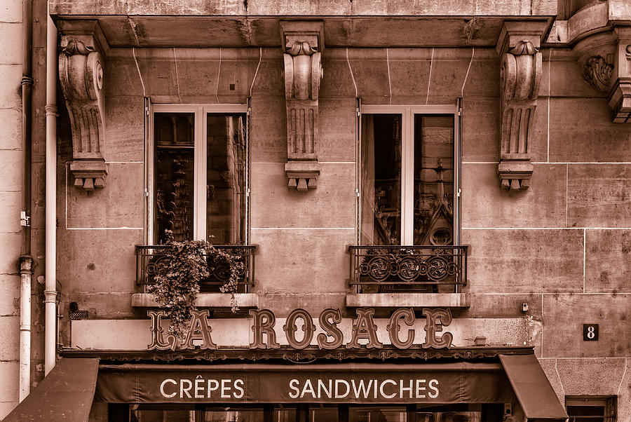 Paris Photograph - La Rosage - Toned by Georgia Clare