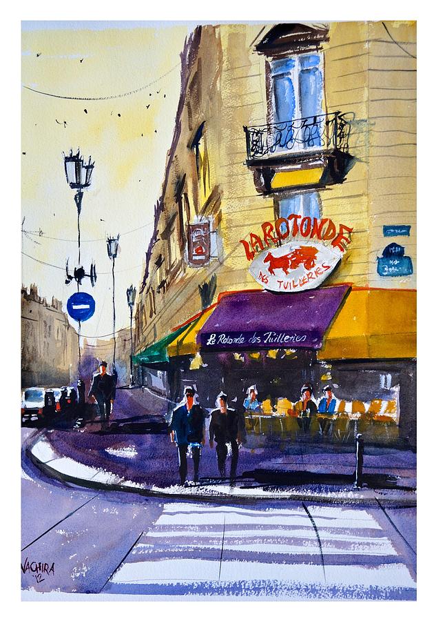 Paris Painting - La Rotonde Des Tuileries by James Nyika