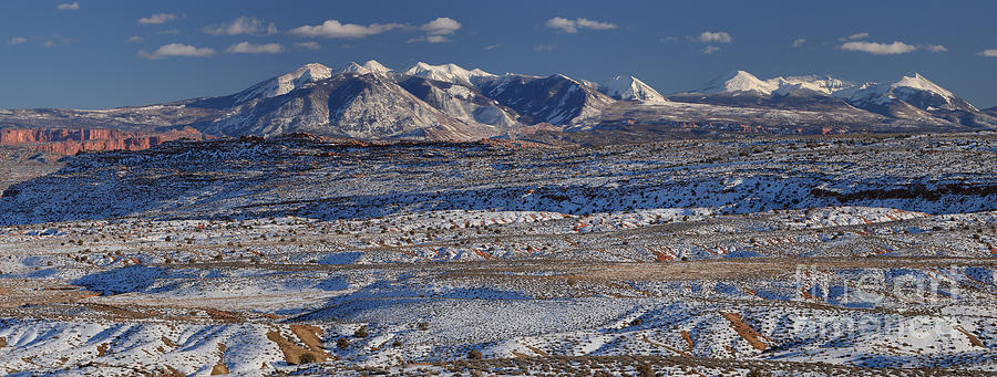 La Sal Mountain Range Photograph by Adam Jewell