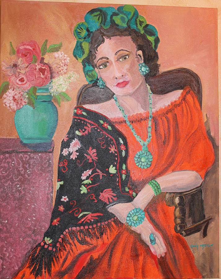 Portrait Painting - La Senora de la Casa by Dody Rogers
