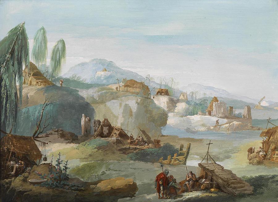 La Tebaide Painting by Giuseppe Bernardino Bison