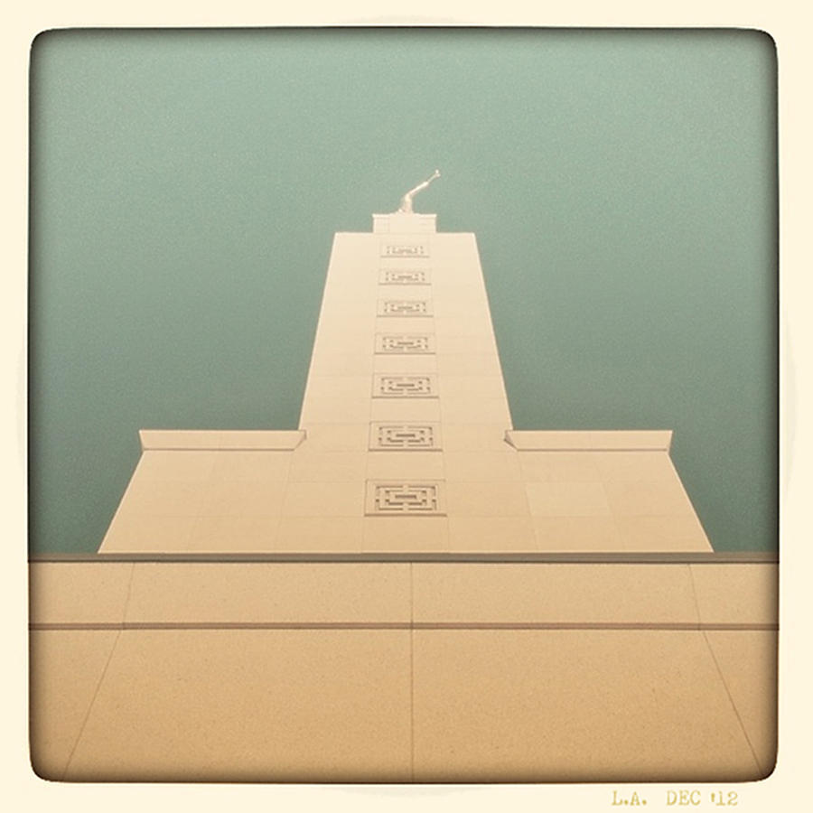 L.A. Temple Green Photograph by Kevin Bergen