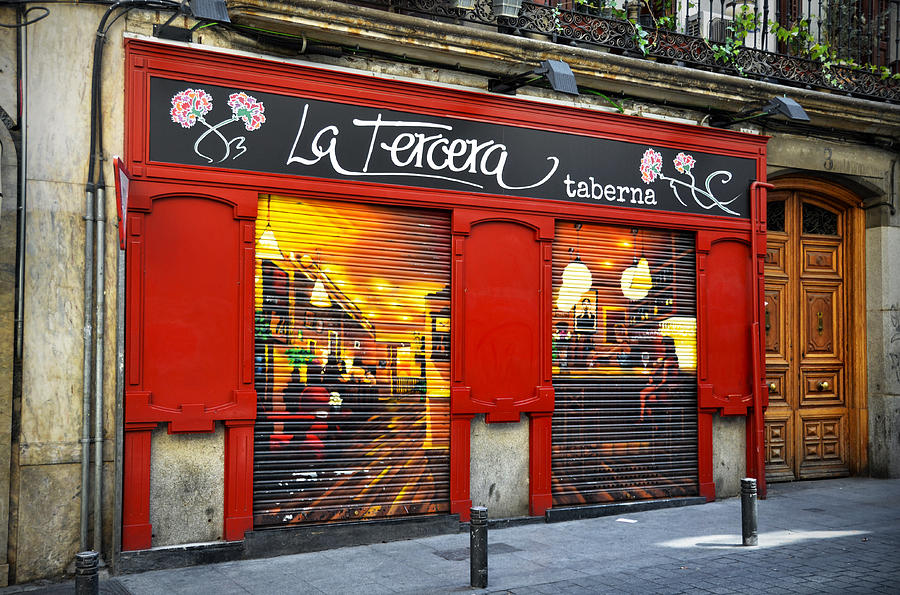 La Tercera tavern in Madrid Photograph by RicardMN Photography