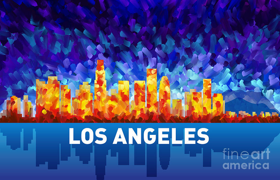 Los Angeles Painting - Los Angeles by Tim Gilliland