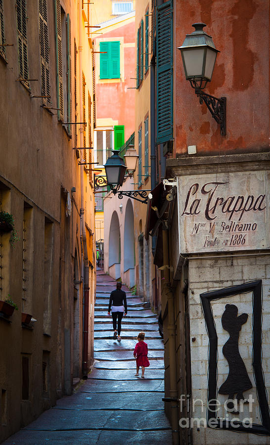 Cote D'azur Photograph - La Trappa by Inge Johnsson Cote D'azur Photograph - La Trappa by Inge Johnsson