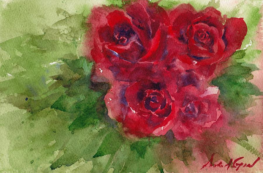Rose Painting - La Vie en Rose by Max Good