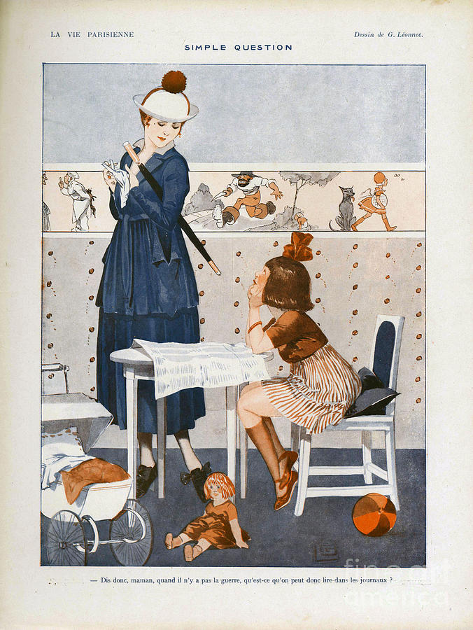 1900s Drawing - La Vie Parisienne  1917 1900s France Cc by The Advertising Archives