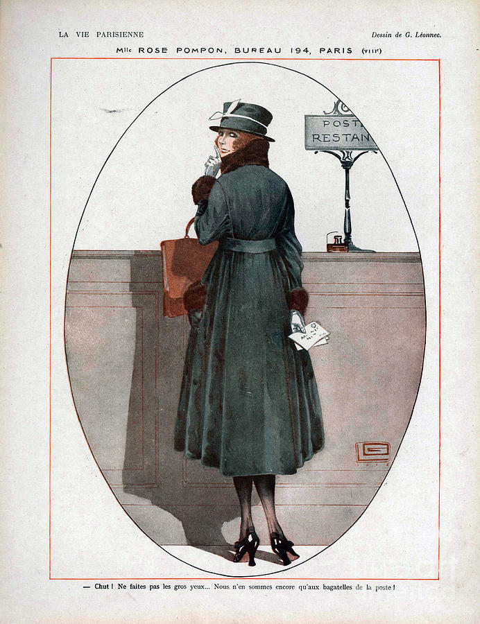 1910s Drawing - La Vie Parisienne  1917 1910s France Cc by The Advertising Archives