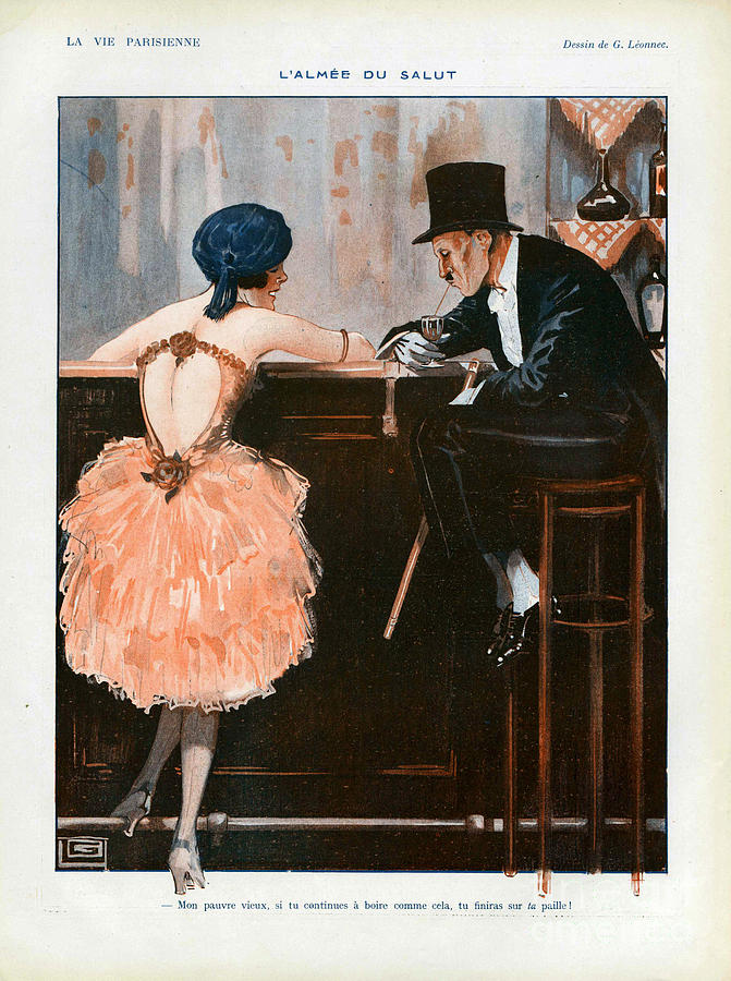 1920s Drawing - La Vie Parisienne  1920 1920s France Cc by The Advertising Archives
