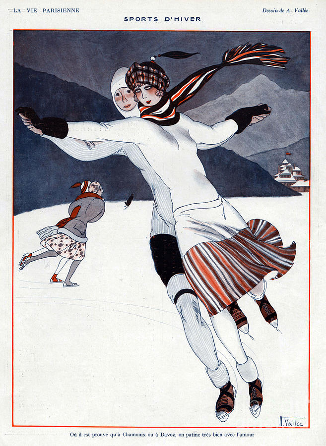 Sports Drawing - La Vie Parisienne 1923 1920s France A by The Advertising Archives