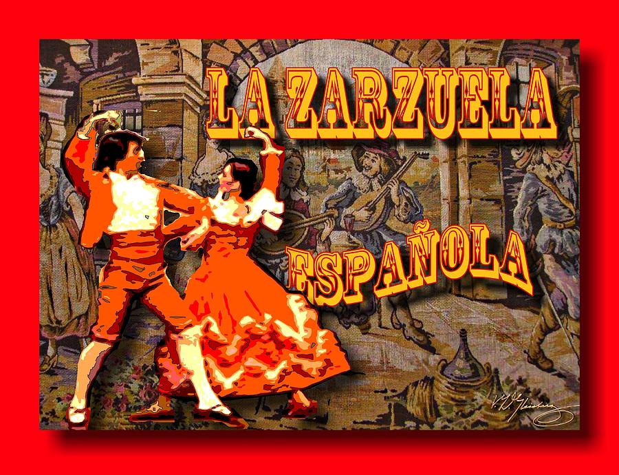 La Zarzuela Espanola Digital Art by Craig A Christiansen