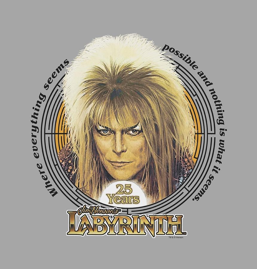 David Bowie Digital Art - Labyrinth - 25 Years by Brand A