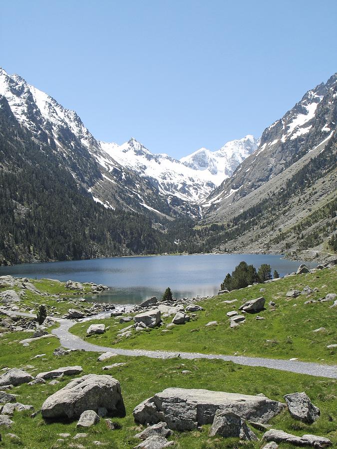 Pyrenees Photograph - Lac de Gaube in the Pyrenees by Unknown