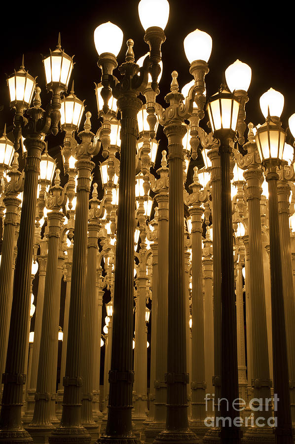 LACMA Light Exhibit in LA 6 Photograph by Micah May