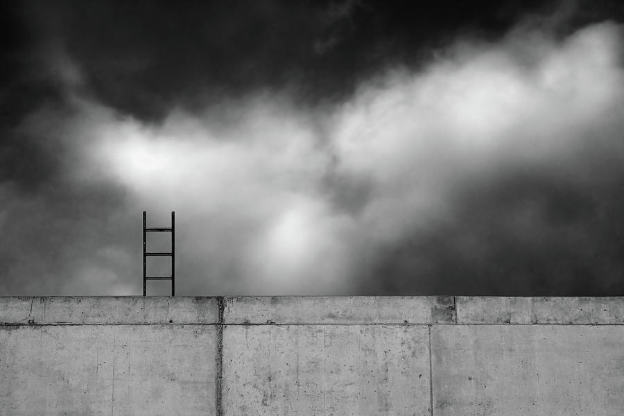 Ladder And Wall... Photograph by Gilbert Claes