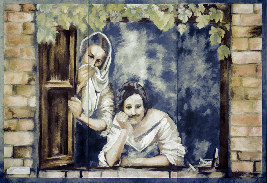 Ladies At A Window Digital Art by Photographic Art by Russel Ray Photos