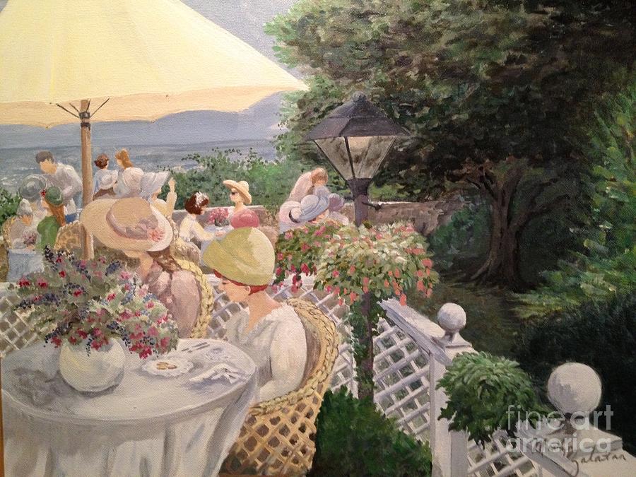 Flower Painting - Ladies Luncheon by Marilyn Zalatan