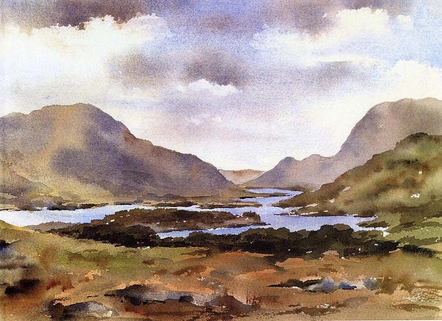 Ladies View  Killarney Kerry Painting by Val Byrne