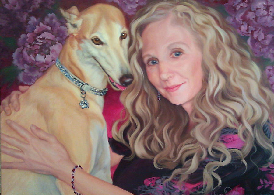 Lady Beth and Cheryl Painting by Christine Lytwynczuk