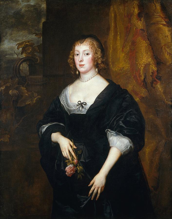 Lady Dacre Painting by Anthony van Dyck