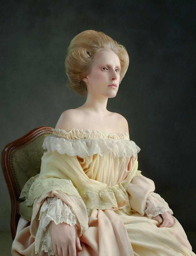 Lady Dressed In Victorian Clothes Photograph by Zena Holloway