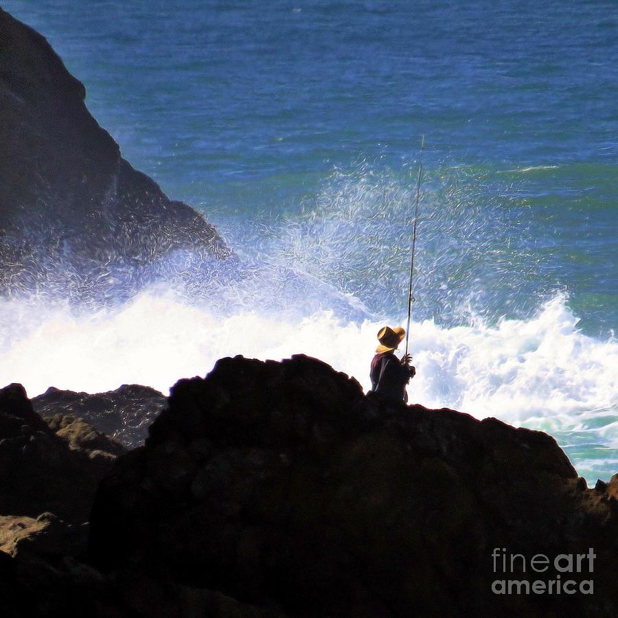 Lady Fishing Photograph by Scott Cameron