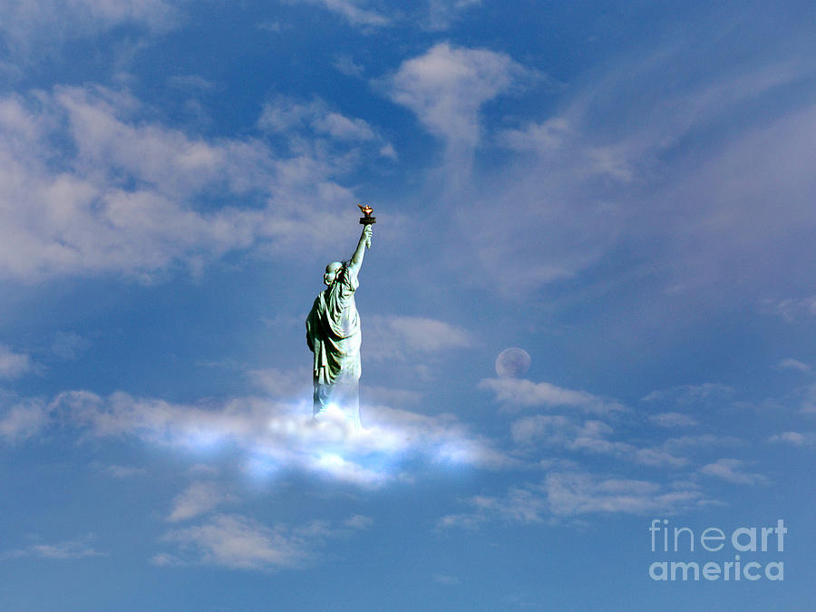 Statue Of Liberty Photograph - Lady Liberty by Skip Willits