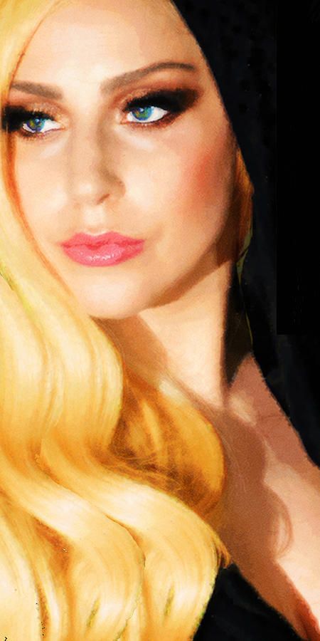Lady Gaga Fashion 1 Painting by Tony Rubino